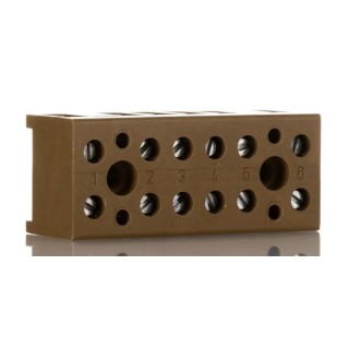 Weidmüller BK Series Terminal Strip, 32A Current, 400V, KrG Material, Yellow, M3 Screw, Model 0625220000