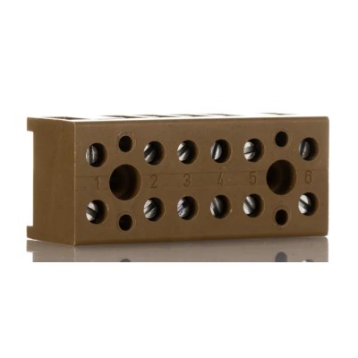 Weidmüller BK Series Terminal Strip, 32A Current, 400V, KrG Material, Yellow, M3 Screw, Model 0625220000