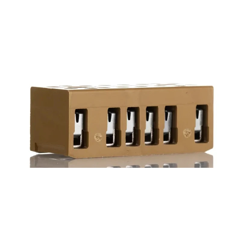Weidmüller BK Series Terminal Strip, 32A Current, 400V, KrG Material, Yellow, M3 Screw, Model 0625220000