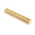 Weidmüller MK Series Terminal Strip 24-Way 12AWG, 22 AWG Wire, 24A Screw Termination 400V 0243520000