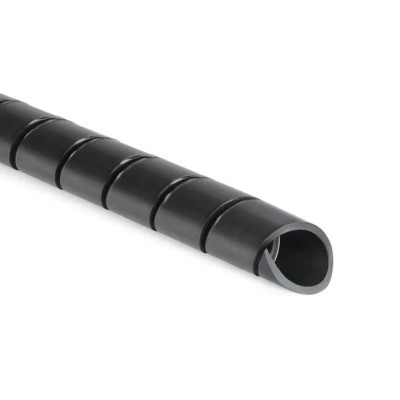HellermannTyton Spiral Cable Wrap Black PEFR Material 16 mm Diameter 150 mm Max Bundle Diameter 161-43301 SBPEFR16-PE-FR-BK