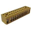 Weidmüller BK Series Terminal Strip 12-Way, 12AWG/22AWG Wire, 32A, 400V, Screw Termination 0625320000