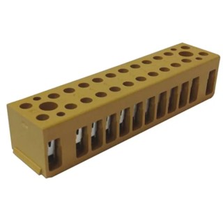 Weidmüller BK Series Terminal Strip 12-Way, 12AWG/22AWG Wire, 32A, 400V, Screw Termination 0625320000