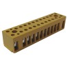 Weidmüller BK Series Terminal Strip 12-Way, 12AWG/22AWG Wire, 32A, 400V, Screw Termination 0625320000