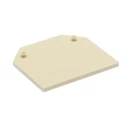 Weidmüller SAK Series End Cover for Use with SAK Series Modular Terminal Polyamide Beige 0270460000