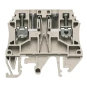 Weidmüller W Series DIN Rail Terminal Block, 4mm² Cable CSA, 1-Level, 2 Position, Screw Termination, 500V, 10A 1881650000