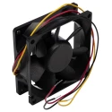 Sanyo Denki San Ace 9WP Series Axial Fan, 12V DC, 1.56 W Power, 61.9 m³/h Air Flow, 130 mA Max Current, Rated, 80x80x25 IP68