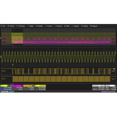Teledyne LeCroy Trigger and Decode Package Oscilloscope Software for Use with WaveSurfer 3000 WS3K-EMB