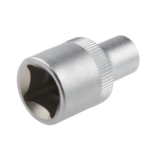 RS PRO 1/2 in Drive 8 mm 12 Point Square Chrome Vanadium Steel Socket 830-4082