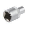 RS PRO 1/2 in Drive 8 mm 12 Point Square Chrome Vanadium Steel Socket 830-4082
