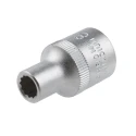 RS PRO 1/2 in Drive 8 mm 12 Point Square Chrome Vanadium Steel Socket 830-4082