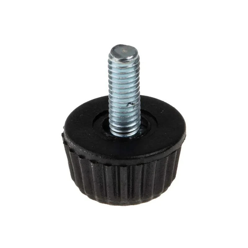 RS PRO Black Polyamide 6 Knurled Clamping Knob M4 Threaded Hole 15 mm Diameter 10 mm Thread Length 830-4145