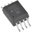 Broadcom Isolation Amplifier, 8-Pin SOIC, 3V-5.5V Supply, Precision Optically Isolated Voltage Sensor ACPL-C87BT-000E