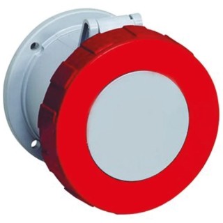 Amphenol Industrial Panel Mount Industrial Power Connector 3P+PE 125A 415V Thermoplastic Polybutylene Terephthalate IP67