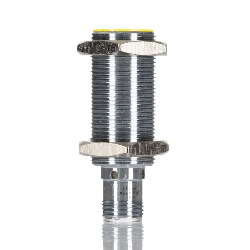 Turck Threaded Barrel Inductive Proximity Sensor M18 x 1, PNP Output, 30 V DC, 8 mm Detection Range Bi8-M18-AP6X-H1141