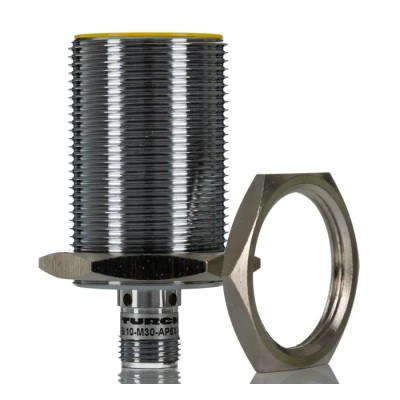 Turck Threaded Barrel Inductive Proximity Sensor M30 Thread Size PNP Output 30 V DC 200mA 10mm Detection BI10-M30-AP6X-H1141