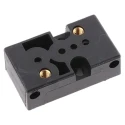 Crouzet 81 Series 3 Station Sub-Base for Pneumatic Logic Elements, Polyamide 66 and Brass Body 81532001