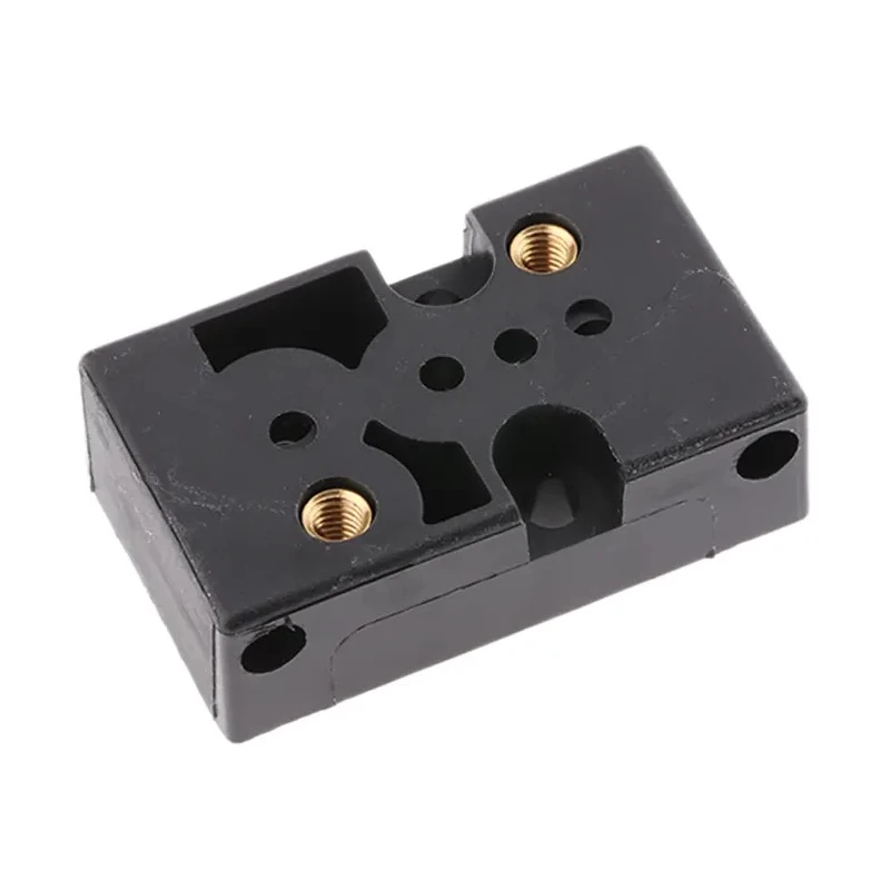 Crouzet 81 Series 3 Station Sub-Base for Pneumatic Logic Elements, Polyamide 66 and Brass Body 81532001