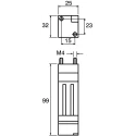 Crouzet Pneumatic Timer Single Impulse Generator Module Operating Pressure 2-8 Bar Series 81 81507720