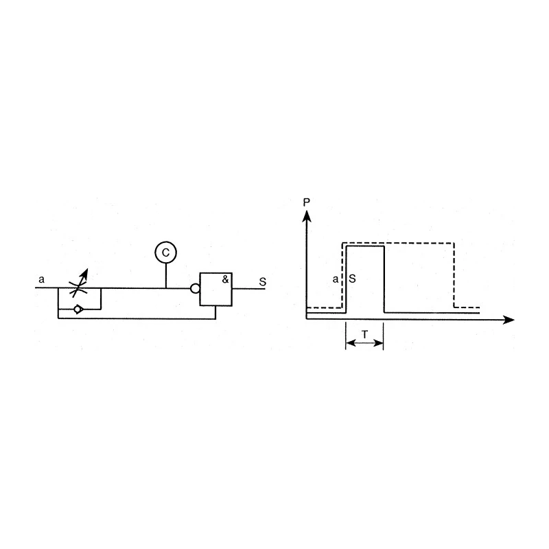 Crouzet Pneumatic Timer Single Impulse Generator Module Operating Pressure 2-8 Bar Series 81 81507720