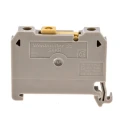 Weidmüller SAK Series 1-Level 2-Position DIN Rail Terminal Block Beige Yellow 4mm² Screw 0172160000