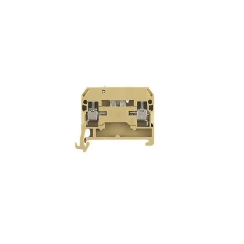 Weidmüller SAK Series 1-Level 2-Position DIN Rail Terminal Block Beige Yellow 4mm² Screw 0172160000