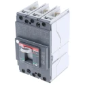 ABB Tmax XT Molded Case Circuit Breaker 3-Pole 100A 690V AC 500V DC Breaking Capacity 36kA Thermal Magnetic Tripping XT1N