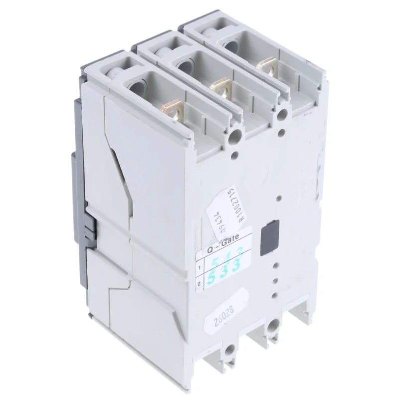 ABB Tmax XT Molded Case Circuit Breaker 3-Pole 100A 690V AC 500V DC Breaking Capacity 36kA Thermal Magnetic Tripping XT1N