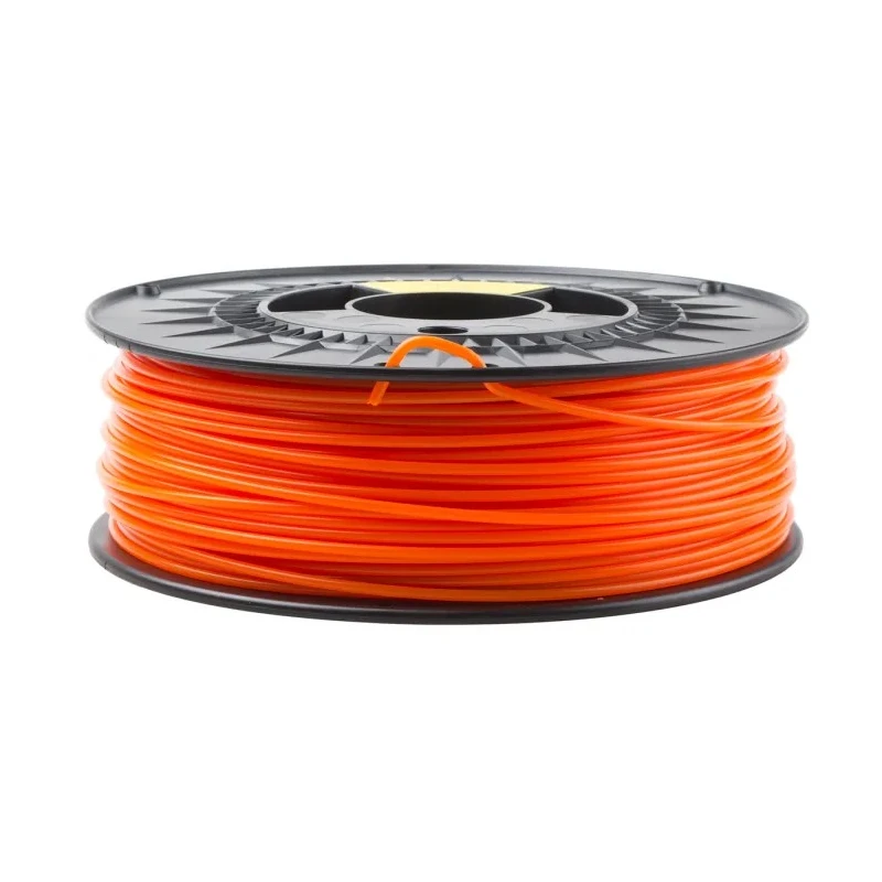 RS PRO 2.85 mm Fluorescent Orange Polylactic Acid (PLA) 3D Printer Filament 1 kg 832-0309