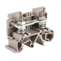 Weidmüller ST5 Series Feed Through Terminal Block Dark Beige, 16mm², 1-Level, Screw Termination, 76A, 800V 0448460000