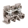 Weidmüller ST5 Series Feed Through Terminal Block Dark Beige, 16mm², 1-Level, Screw Termination, 76A, 800V 0448460000