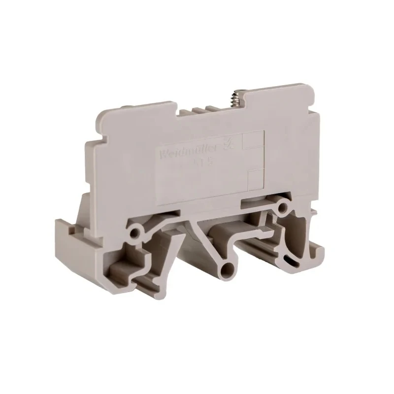Weidmüller ST5 Series Feed Through Terminal Block Dark Beige, 16mm², 1-Level, Screw Termination, 76A, 800V 0448460000