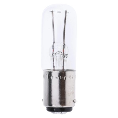 Osram B15D Indicator Light Clear 6V 15W Filament Lamp 100h Lifespan 8018 15W 6V B15D