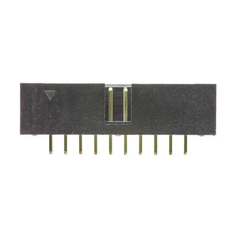 Amphenol Communications Solutions T821 Series Straight Through Hole PCB Header 20 Contacts 2.54 mm Pitch 2 T821120A1S100CEU