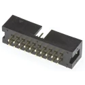 Amphenol Communications Solutions T821 Series Straight Through Hole PCB Header 20 Contacts 2.54 mm Pitch 2 T821120A1S100CEU
