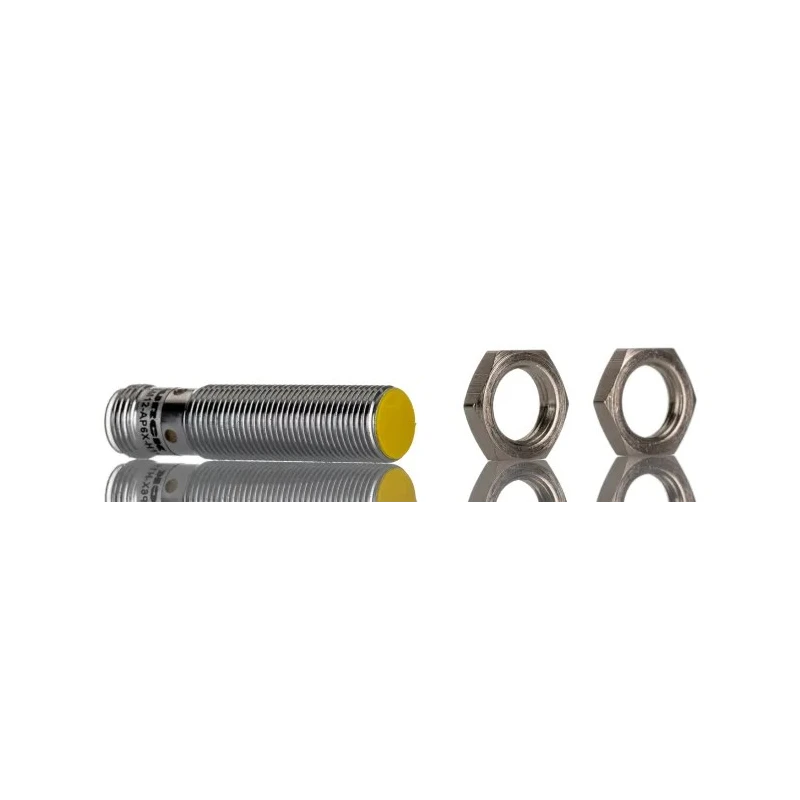 Turck Threaded Barrel Inductive Proximity Sensor M12 PNP 30 V DC 2 mm Detection BI2-M12-AP6X-H1141