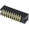 Amphenol Communications Solutions T821 Series Right Angle Through Hole PCB Header, 20 Contacts, 2.54 mm T821120A1R100CEU