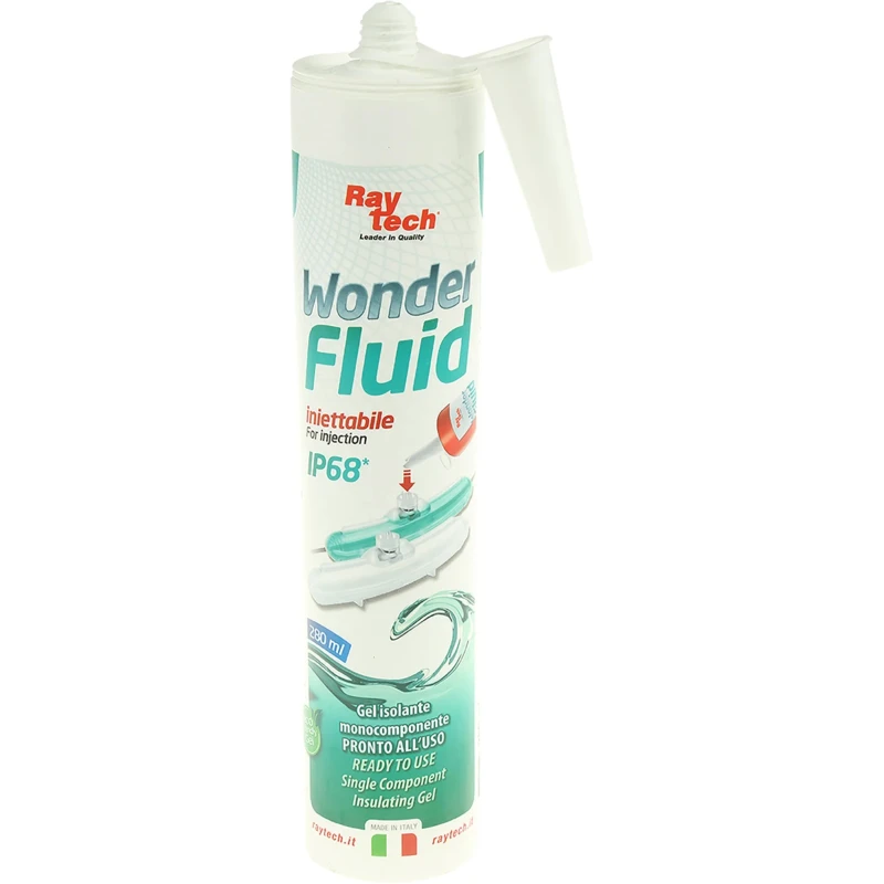 Raytech Green Potting Compound Silicone Gel Cartridge 280 ml WONDER-F280