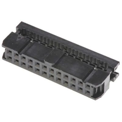 Amphenol Communications Solutions 24-Way 2 Row Shrouded IDC Female Connector 250V AC 3A T812124A100CEU