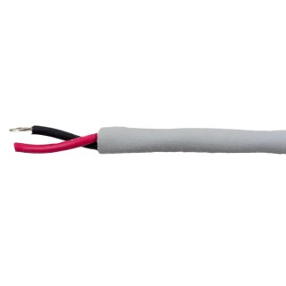 Alpha Wire EcoCable Mini 300 V Unshielded Control Cable, 2 Cores, 0.15mm² 26 AWG, 30 m, Grey Modified 78012 SL005