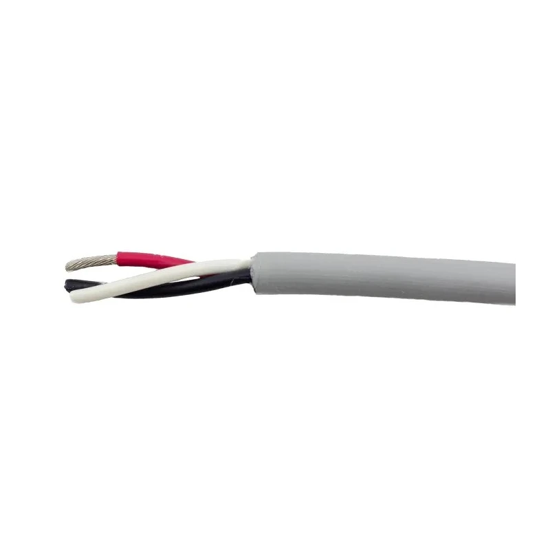 Alpha Wire Ecogen Ecocable Mini 300 V Unshielded Control Cable 3 Cores 0.38mm² 22 AWG 30 m Grey mPPE Jacket 78033 SL005