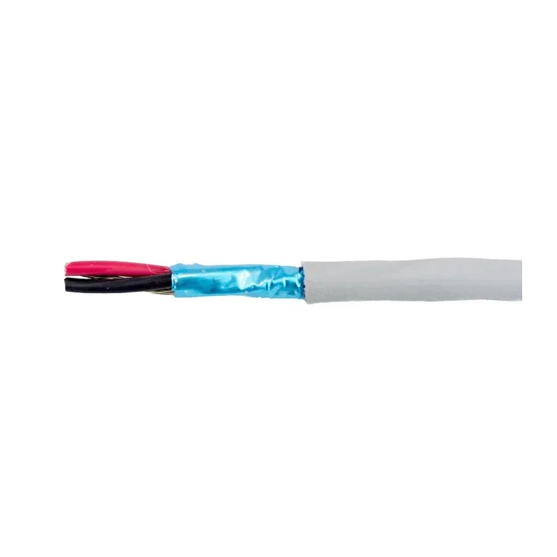 Alpha Wire Ecogen Ecocable Mini Screened Control Cable 2 Cores 0.61mm² 20 AWG 300V Grey Modified Polyphenylene 78142 SL005