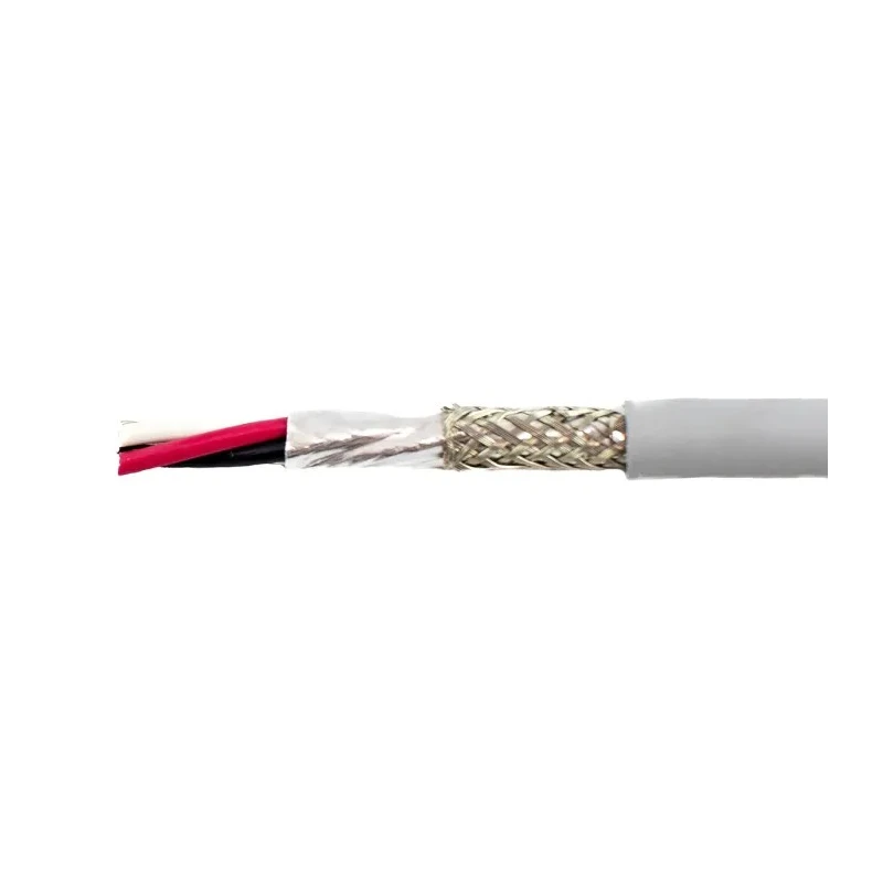 Alpha Wire Ecogen Ecocable Mini Screened Control Cable, 3 Cores, 0.24mm² 24 AWG, Grey Modified Polyphenylene, 30 78323 SL005