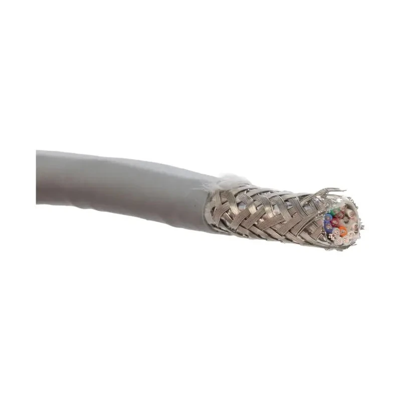 Alpha Wire Ecogen Ecocable Mini Screened Control Cable, 15 Cores 0.38mm² 22 AWG, 30m, Grey Modified Polyphenylene 78341 SL005