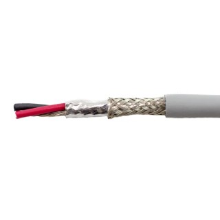 Alpha Wire Ecogen Ecocable Mini Screened Control Cable 2 Cores 0.38mm² 22 AWG 300 V 30 m mPPE Jacket 78332 SL005