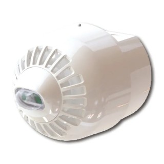 Klaxon Sonos Pulse Series White Sounder-Beacon Combination 60V DC IP21, IP65 97 dB Electronic ESC-5001