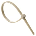 HellermannTyton Cable Tie PT 220, 220 mm x 4.7 mm, Beige Polyetheretherketone 111-01235 PT220-PEEK-BGE