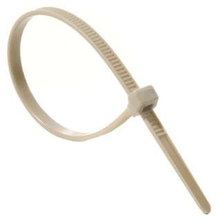 HellermannTyton Cable Tie PT 220, 220 mm x 4.7 mm, Beige Polyetheretherketone 111-01235 PT220-PEEK-BGE