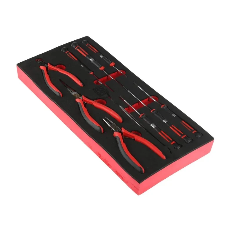 RS PRO 10 Piece Electronic Box Tool Kit with Foam Inlay 833-5919
