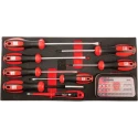 RS PRO 39-Piece Slotted and Pozidriv Engineers Screwdriver Set with VDE 1000V Insulated Voltage Tester 833-5947